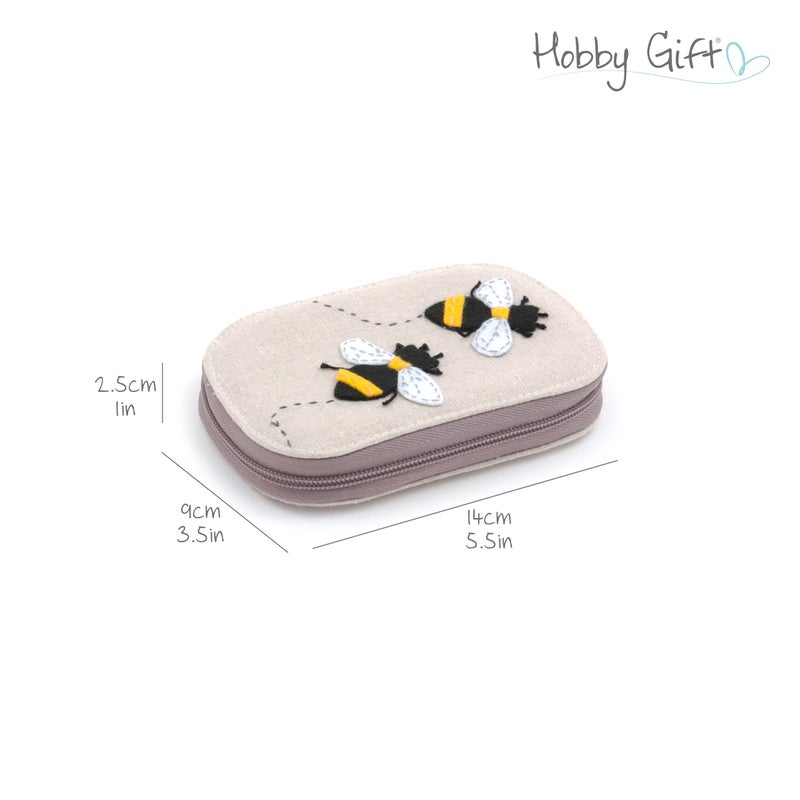 Hobby Gift Sewing Kit Gifts â€“ Filled Complete Travel Style Zipper Sewing Accessories Set, Retro Craft Supplies for Presents, 5.5 x 3.5 x 1 - Image 4